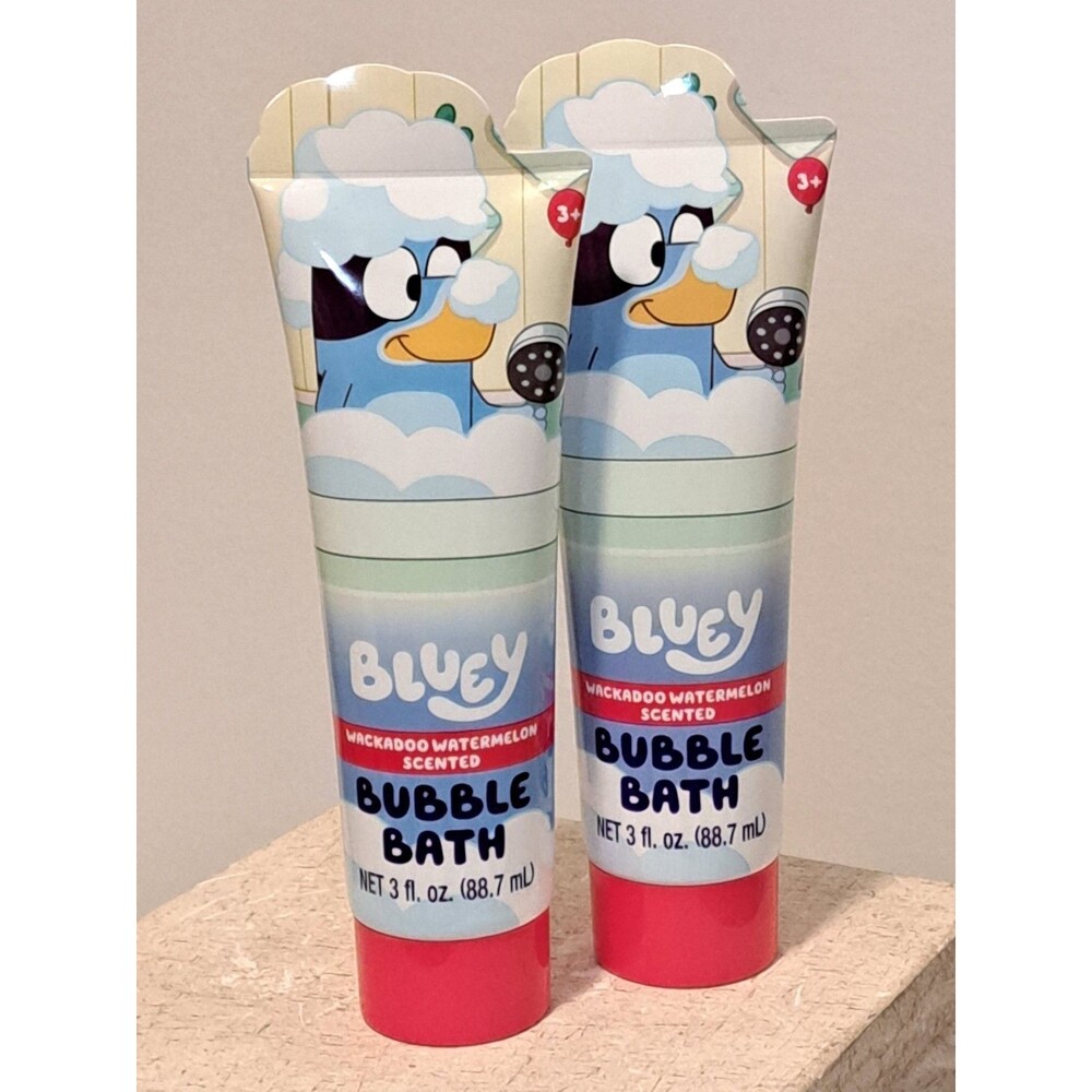 Bluey Wackadoo Watermelon  Scented Bubble Bath 3 Fl. Oz Bundle Of Two New